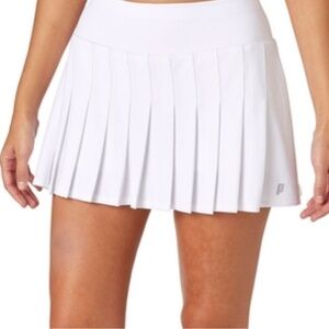 Prince White Pleated Tennis Athletic Skort Size L